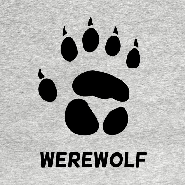 werewolf pawprint by raychromatic